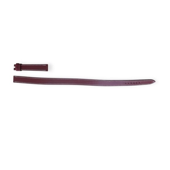 Hermès Cape Cod Double Tour Watch Strap 31mm SH Dark Red Leather – New - Picture 3 of 11